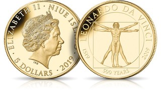 Leonardo da Vinci na monetach świata