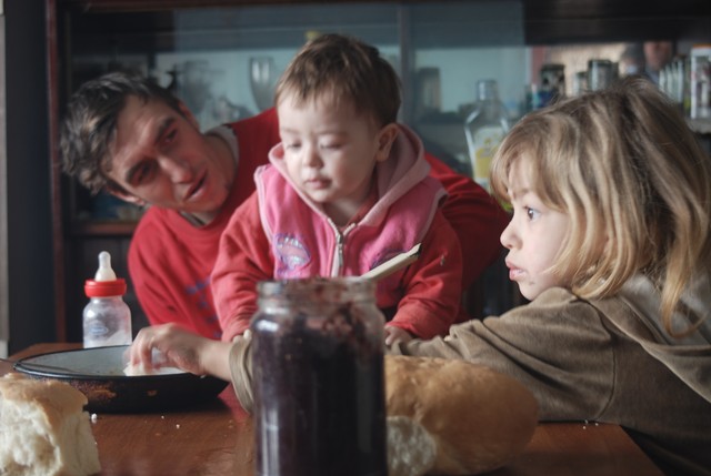 Otac Ljubisa, Dimitrije i Staša Zlatić