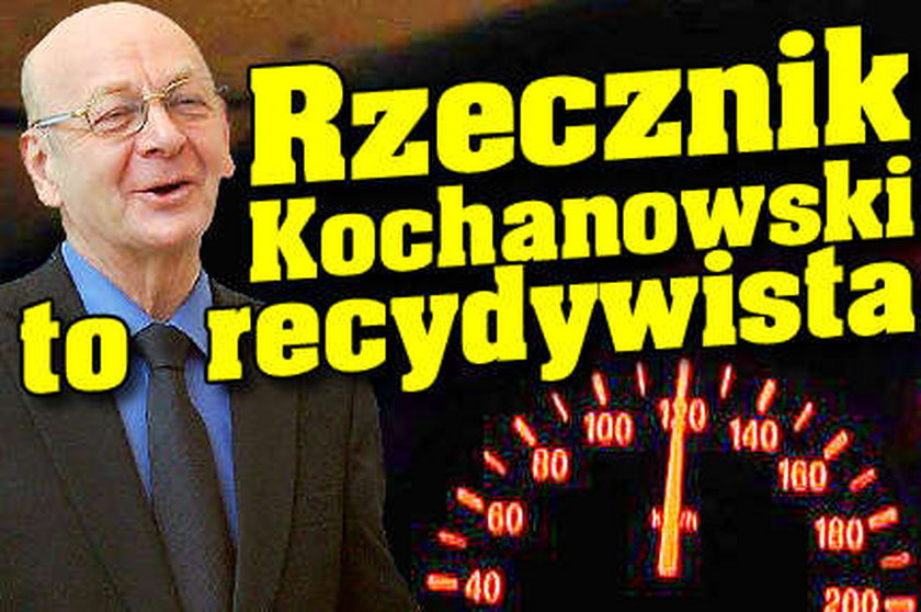 Rzecznik Kochanowski to recydywista