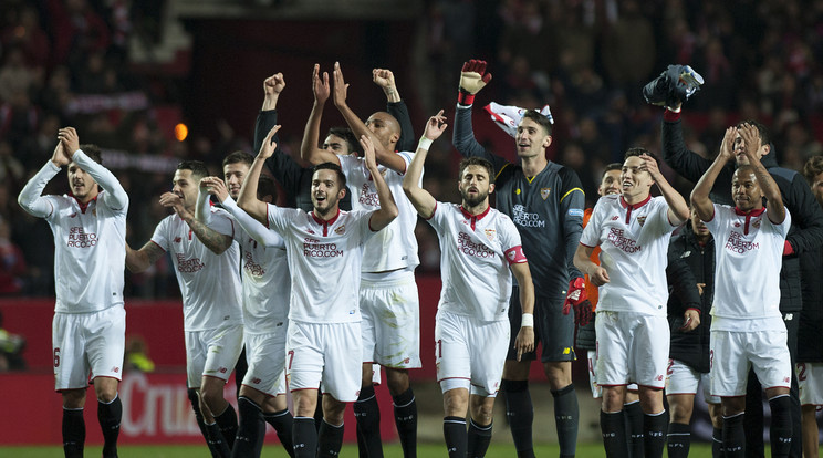 A Sevilla már hétközben is megszorongatta a Real Madridot, vasárnap pedig egy nagy fordítással le is tudták győzni a madridiakat /Fotó: AFP