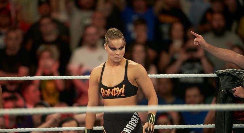 Ronda Rousey, WWE.Photo by WWE / YouTube