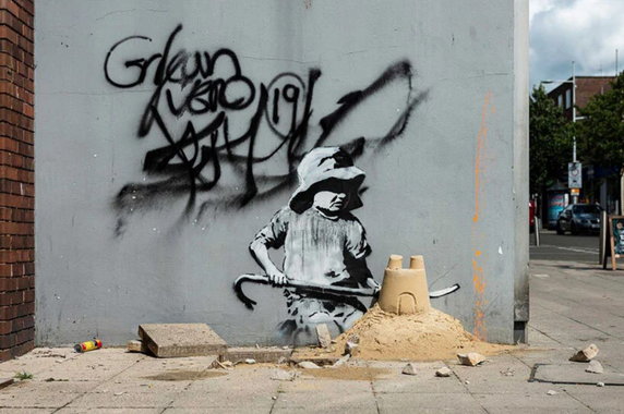 Seria nowych murali, których autorem jest Banksy