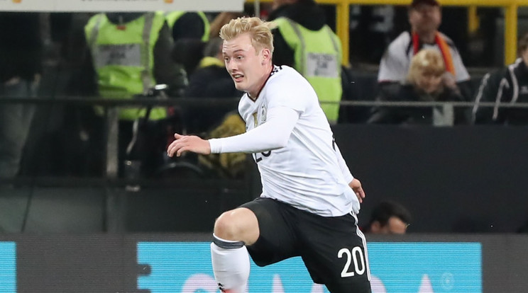 Julian Brandt szerezte az első gólt /Fotó: Northfoto