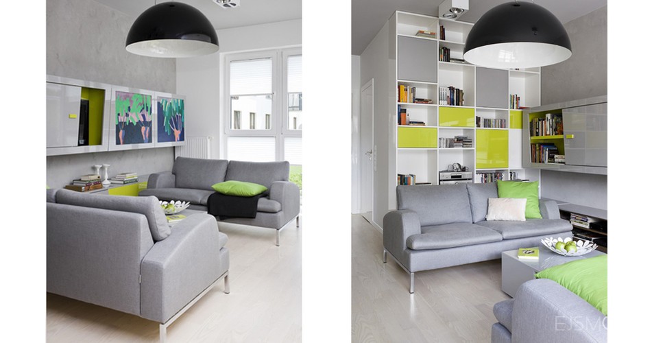 Pokój dzienny - projekt Ejsmont