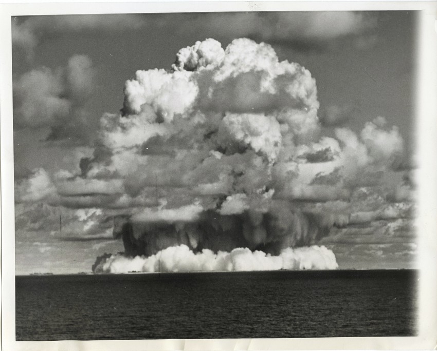 Testiranje atomske bombe, SAD, Atol Bikini, pedesete godine, Hladni rat