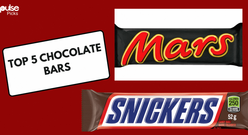 Top 5 chocolate bars