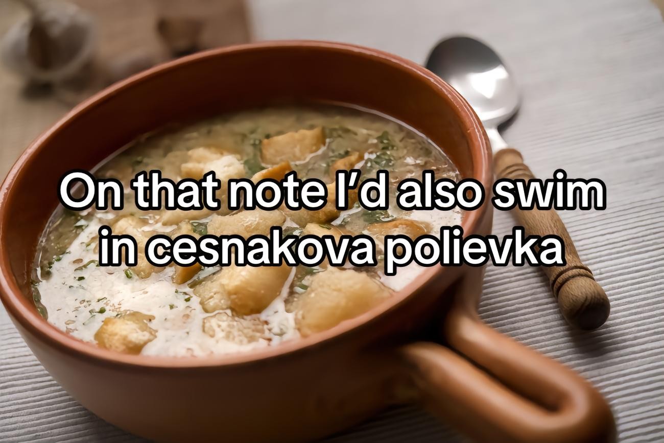 "Pri tejto téme, plávala by som v cesnakovej polievke," napísala Zoe.