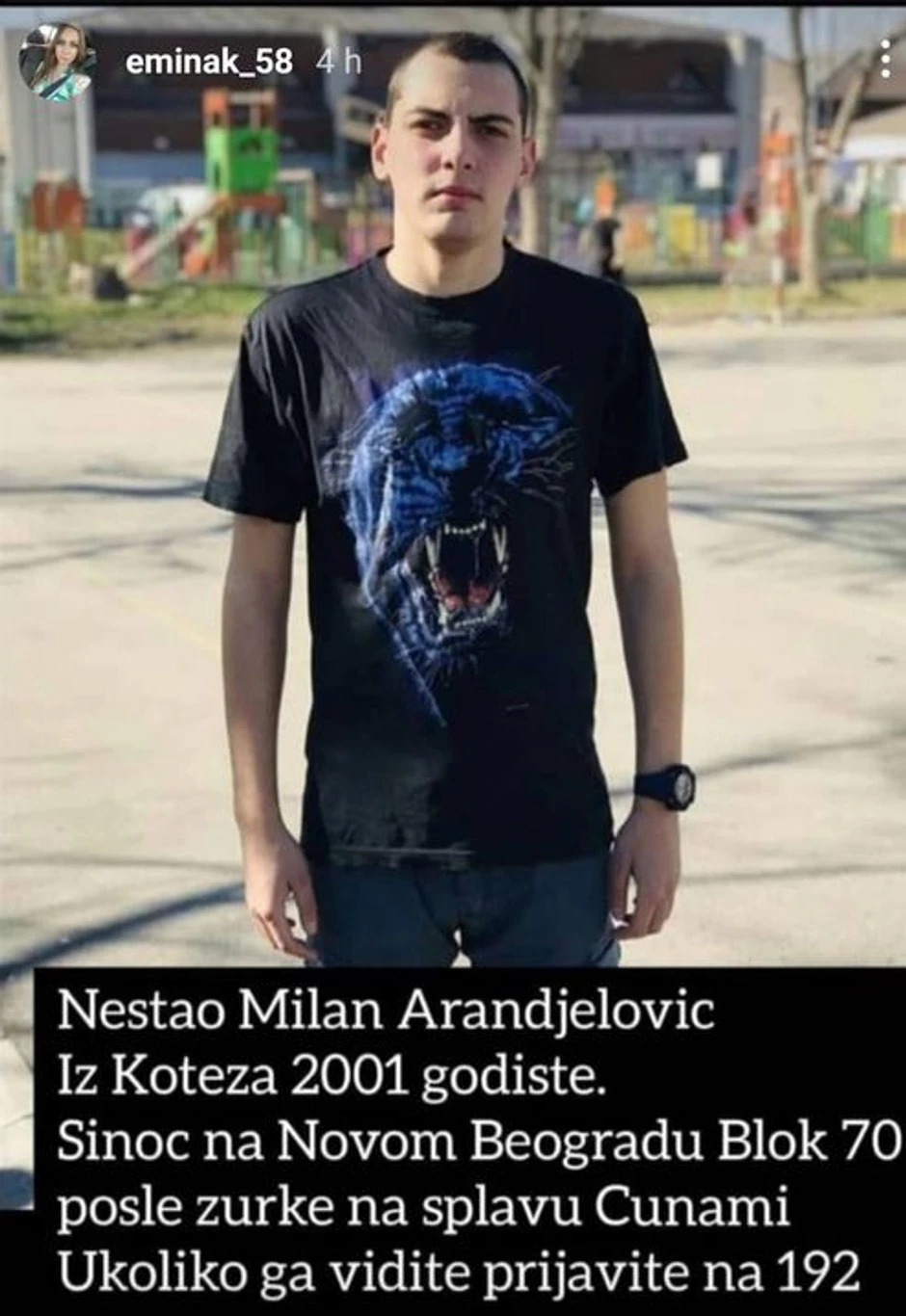 Nestao Milan Aranđelović