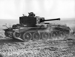 Czołg generała Maczka w drodze do Polski