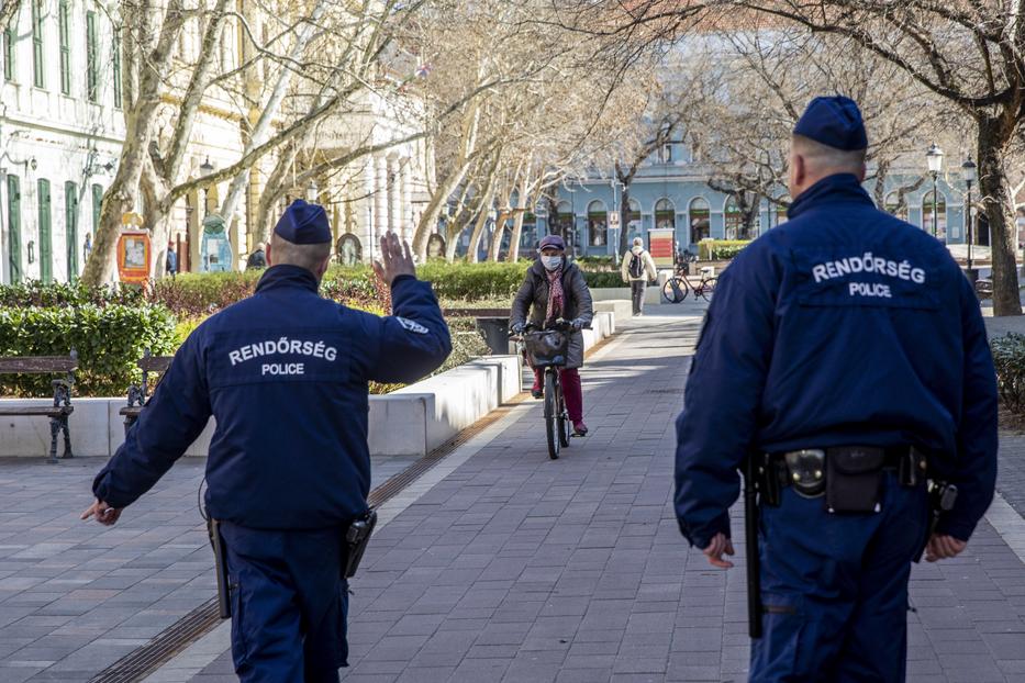 Kijárási korlátozás Budapesten / Fotó: MTI/Rosta Tibor