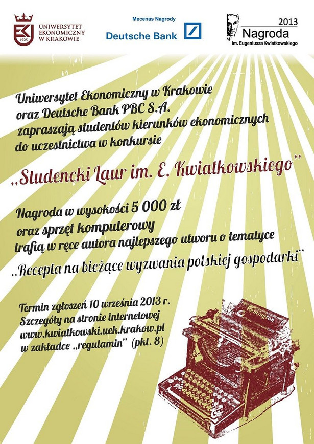 Studencki Laur im E. Kwiatkowskiego