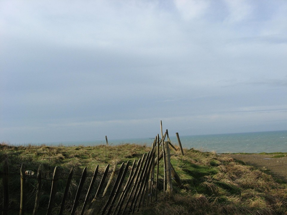 AP - Północne wybrzeże Francji, region Nord-Pas-de-Calais, na granicy Kanału La Manche i Morza Północnego, styczeń 2008