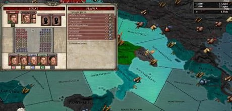 Screen z gry "Europa Universalis: Rzym – Vae Victis"