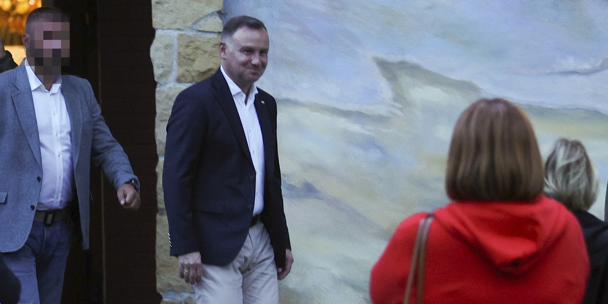 Prezydent Andrzej Duda w niedzielę wieczorem rozpoczął letni wypoczynek w Juracie.