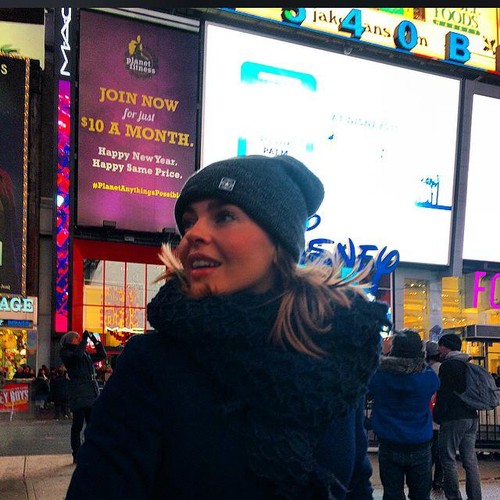 Edyta Herbuś w Nowym Jorku