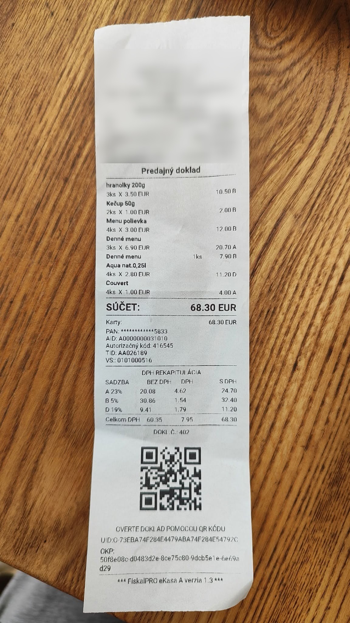Zákazníka prekvapil nečakaný príplatok.