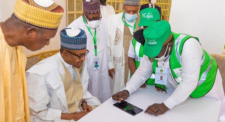 NPC captures Buhari as trial census begins nationwide. [Presidency]