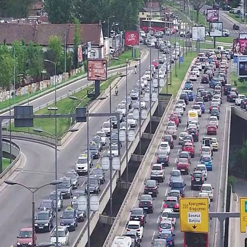 I kada nema utakmica, velike kolone vozila su gotovo zagarantovane na Autokomandi