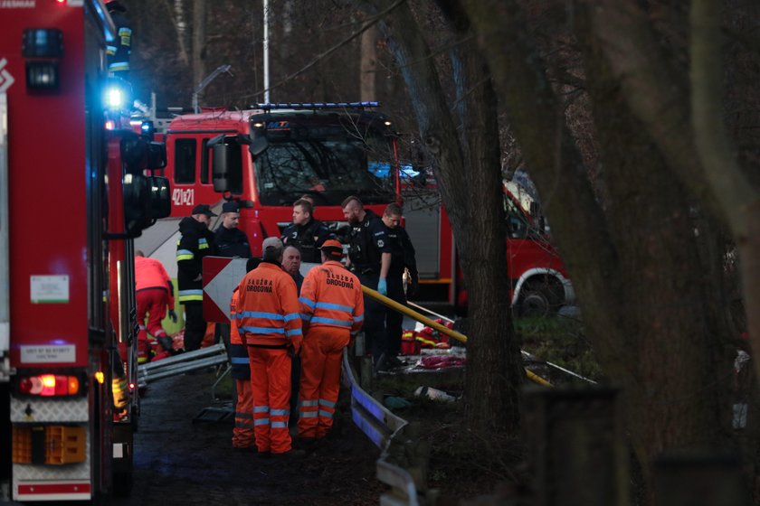 Wypadek na trasie Cibórz-Skąpe