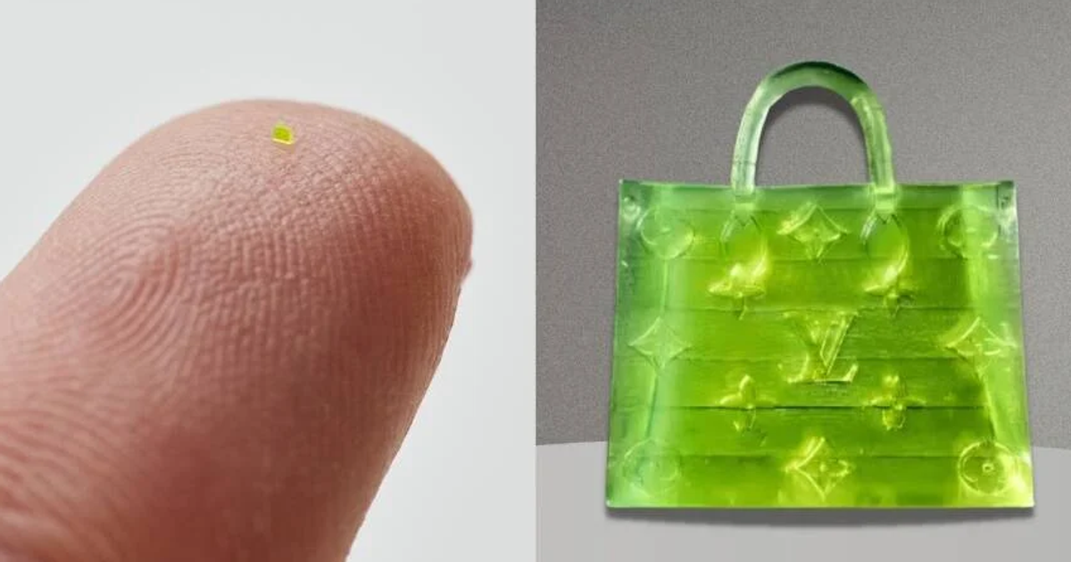 A Microscopic Louis Vuitton? Art Collective MSCHF Creates Bag