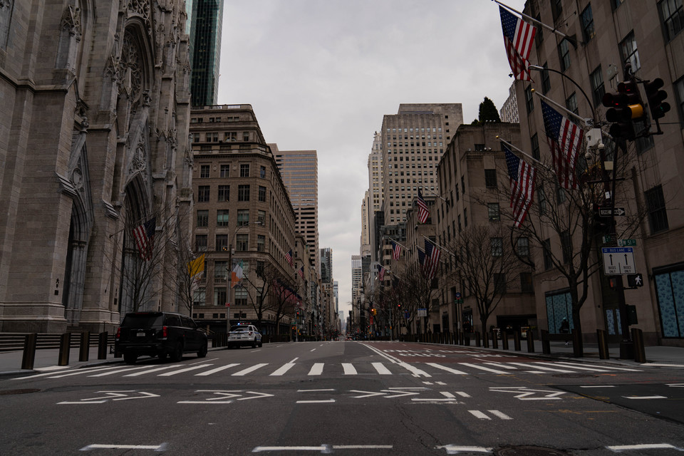 Nowy Jork, puste ulice