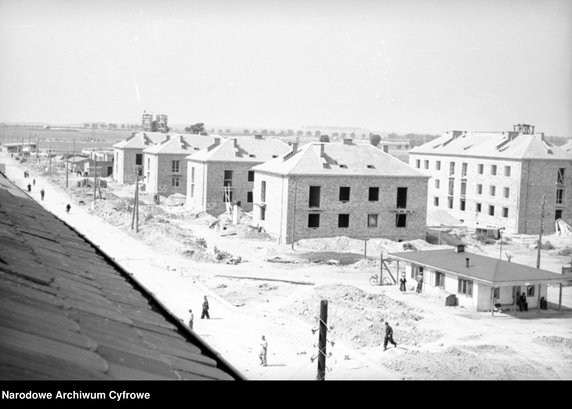 Budowa zakładów przemysłowych i osiedla mieszkaniowego Nowa Huta  - rok 1950