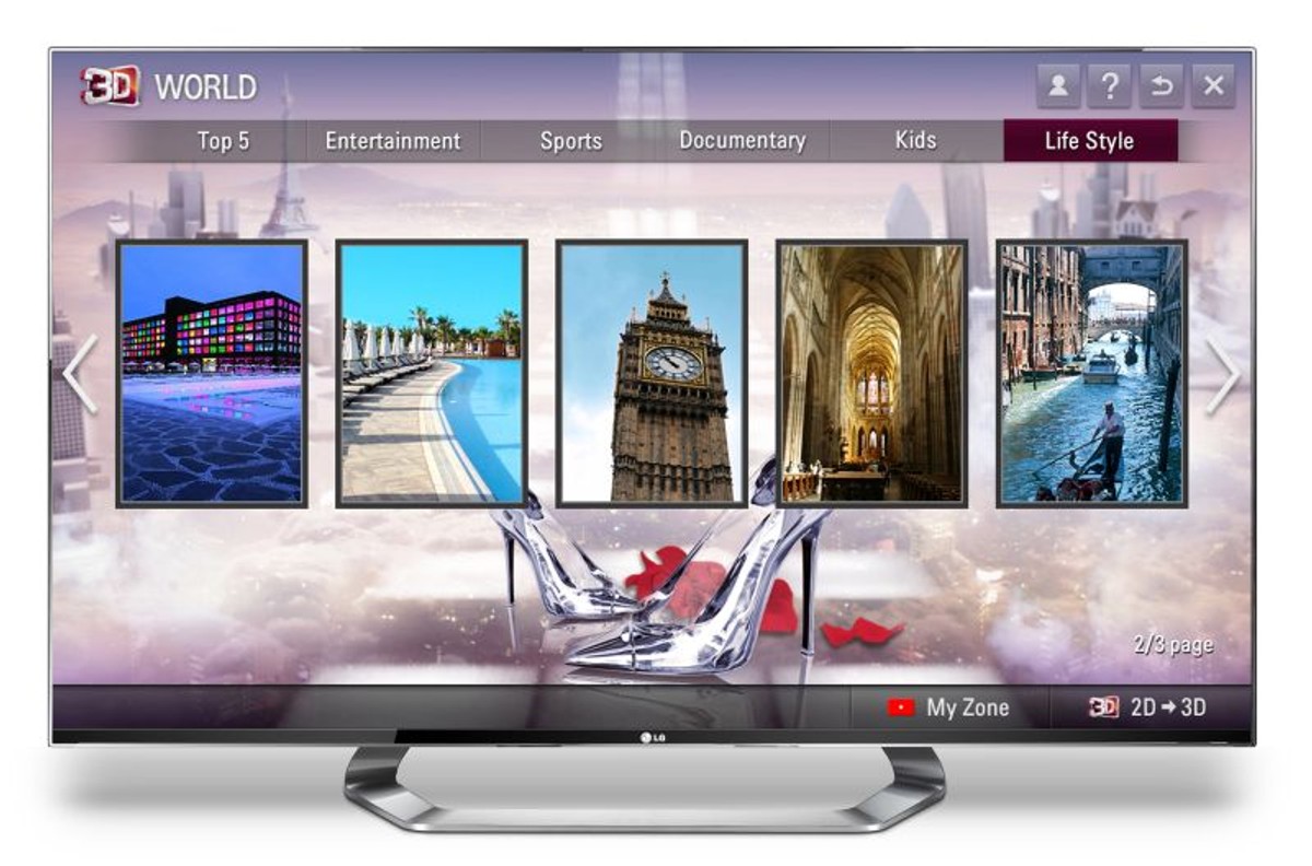 LG 3D World, nowy pomysł na treści 3D