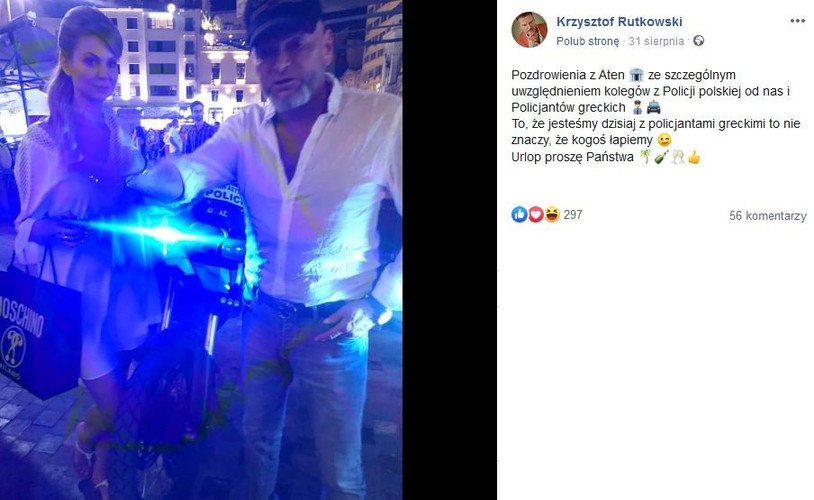 Krzysztof i Maja Rutkowscy w podróży poślubnej