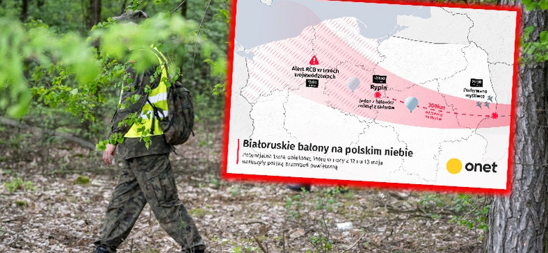 Poszukiwania balonu z Białorusi. Nowe informacje