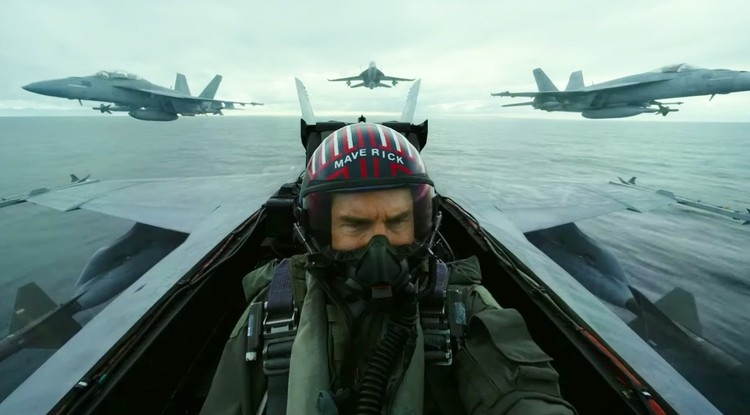 Tom cruise a Top Gun Maverick című filmben