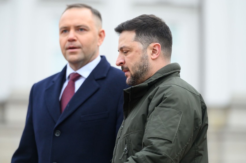 Karol Navrocki i Volodimir Zelenski u Varšavi 19. decembra 2025.