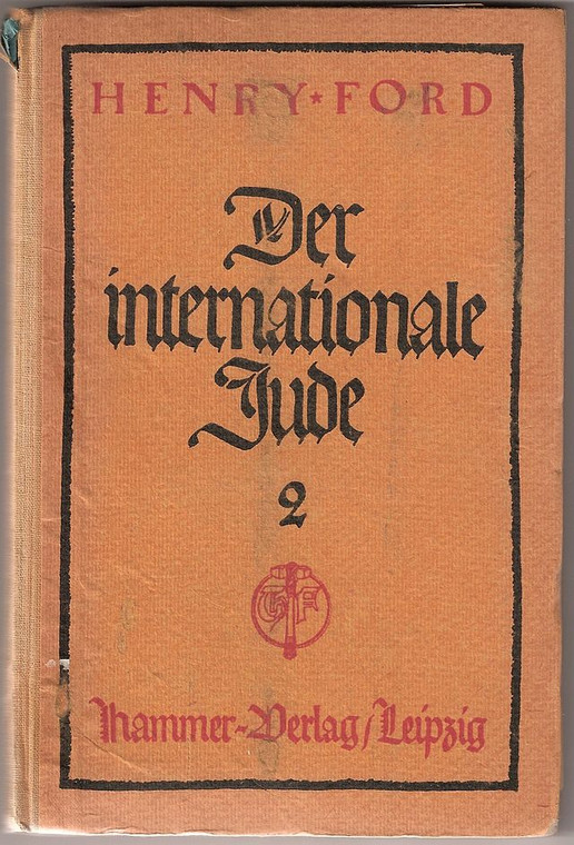 Tom drugi serii "Międzynarodowy Żyd", wydany w języku niemieckim w 1922 r. Tu jako autor jest już wskazany bezpośrednio, na okładce, Henry Ford