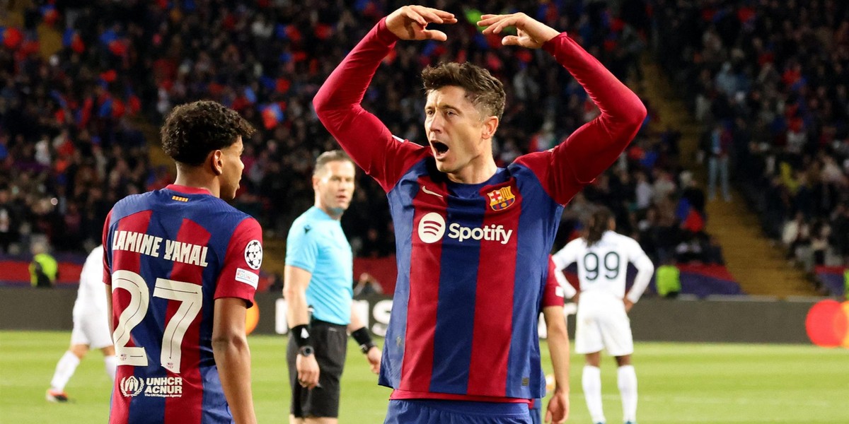 Robert Lewandowski pokazał się ze świetnej strony w meczu z Atletico.