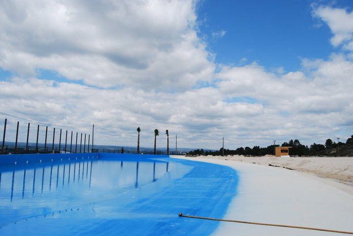 Portugalia - sztuczna plaża w Mangualde