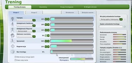 Screen z gry "FIFA Manager 09"