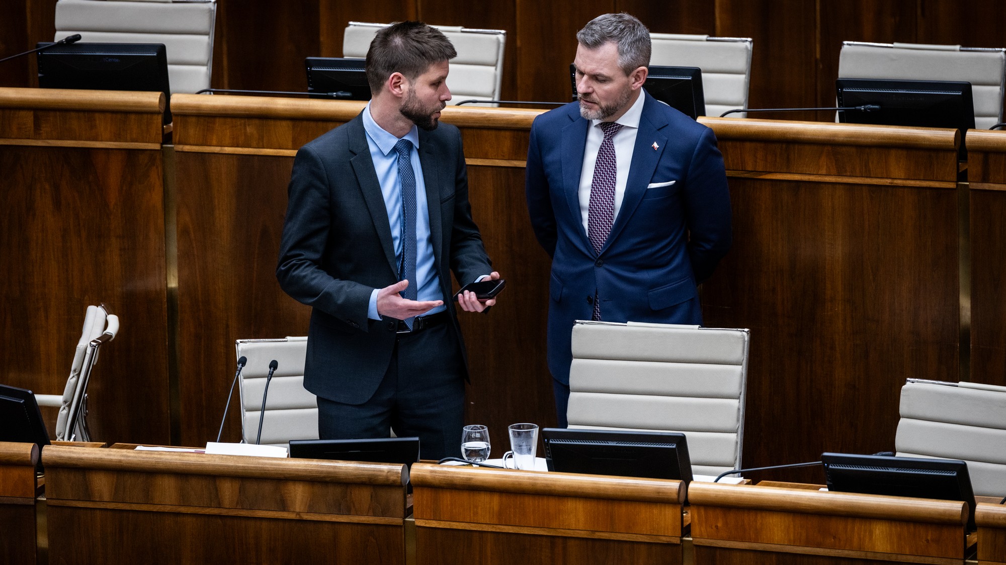 Peter Pellegrini a Michal Šimečka