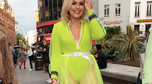 Tallia Storm na premierze filmu "Godzilla II: Król potworów"