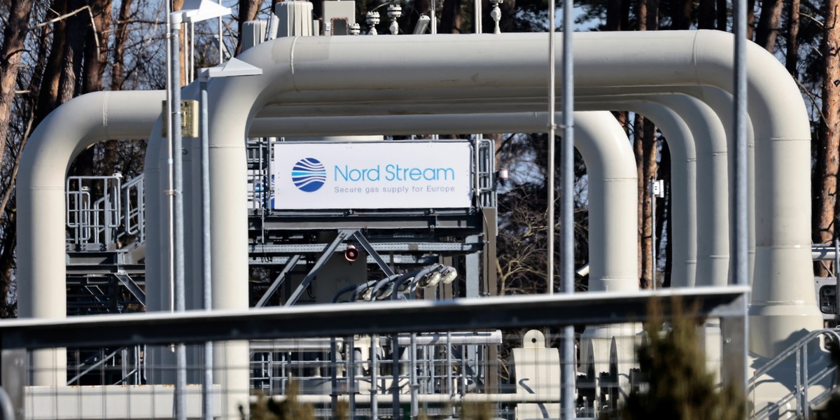 Instalacje Nord Stream w niemieckim Lubminie.