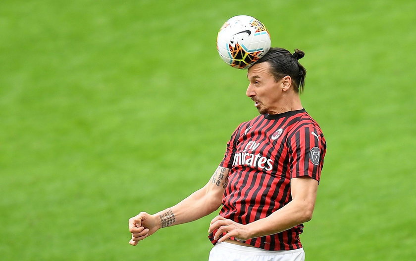 Zlatan Ibrahimović. Trenuje, jak gdyby nigdy nic.