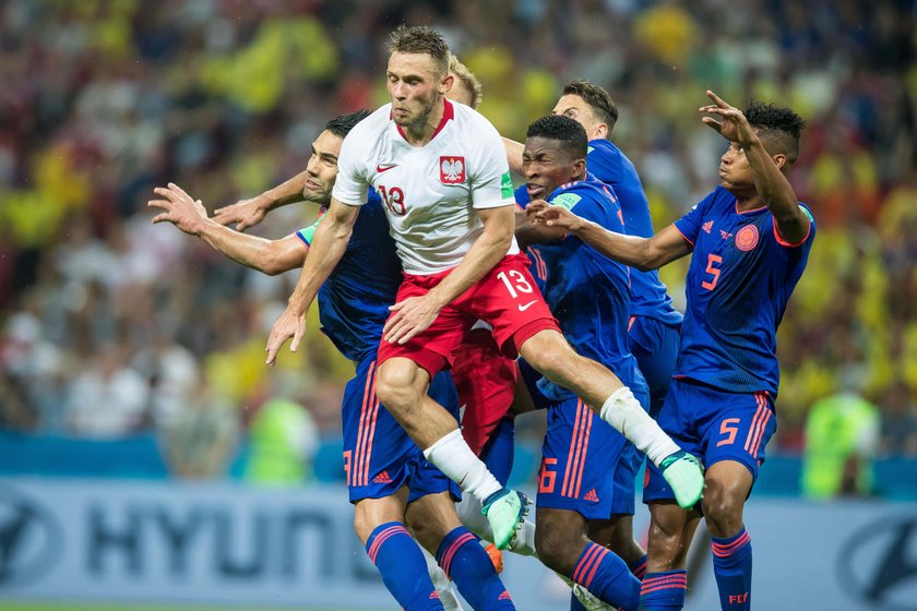 24.06.2018 POLSKA - KOLUMBIA FIFA WORLD CUP 2018 PILKA NOZNA