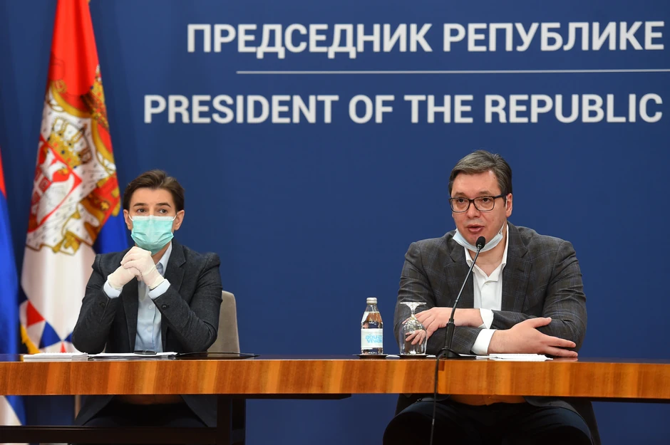 Aleksandar Vučić i Ana Brnabić 