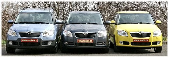 Škoda Fabia vs. Fabia Combi vs. Roomster – braterski pojedynek