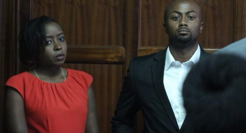 TV anchor Jackie Maribe and Joseph Irungu in court