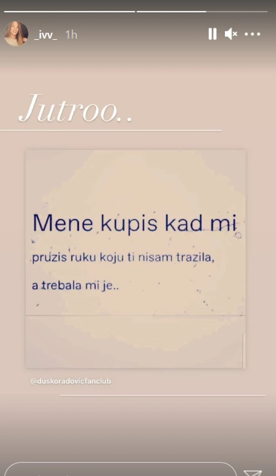 Ivana Aleksić - objava