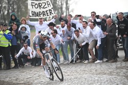 Skandal podczas słynnego wyścigu. Kibic rzucił kolarzowi w twarz pełnym bidonem