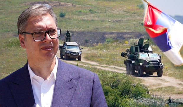 Aleksandar Vučić Pasuljanske livade zastava  