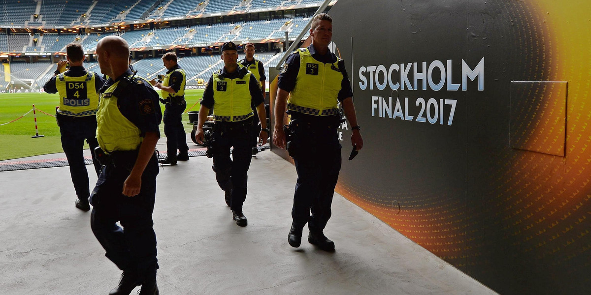 Liga Europy: Policja w gotowości przed finałem Manchester – Ajax