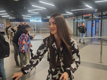 Anđela Đuričić na aerodromu