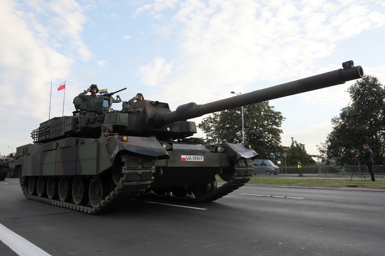 Warszawa, 13.08.2023. Próba generalna do defilady z okazji Święta Wojska Polskiego na ulicach Warszawy