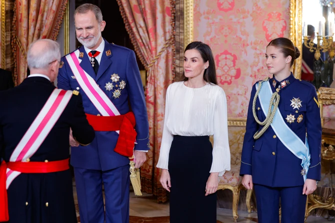 Princeza Leonor sa roditeljima